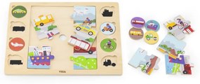 Puzzle súprava Viga 44742 - dopravné prostriedky