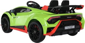 LEAN CARS Lamborghini STO DRIFT Auto na batérie Zelená