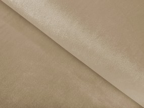 Biante Zamatový oválny obrus Velvet Prémium SVP-026 Kávovo béžový 120x160 cm