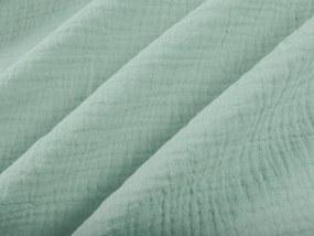 Biante Mušelínová obliečka na vankúš MSN-020 Pastelovo šalviová 30 x 50 cm
