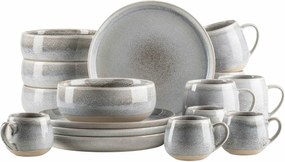 Mäser Súprava riadu na raňajky 16 ks AQUATA – sivá