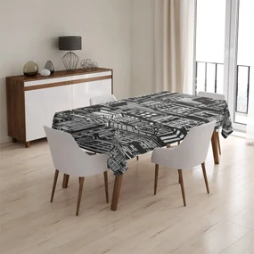 Sablio Obrus Kreslené mrakodrapy - 90x90 cm