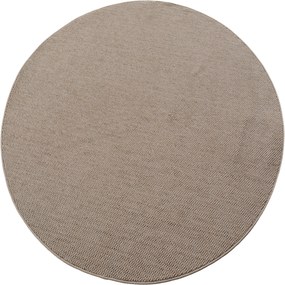 Ayyildiz, Kusový koberec Helix 2200 beige kruh, 120x120, béžová, chodba / predsieň