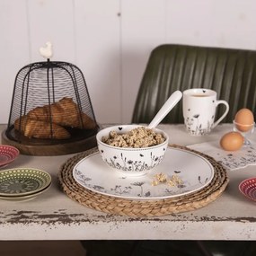 Porcelánová miska s kvetinami Flora And Fauna - Ø 14*7cm/ 500ml