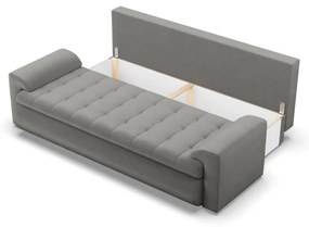 Trojmiestna rozkladacia sedačka FORESTA Kronos svetlosivá