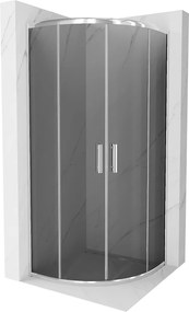 Mexen RIO - Štvrťkruhový sprchovací kút 90x90 cm, šedá, 863-090-090-01-40