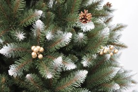 Vianočný stromček Smrek so šiškou a zlatou jarabinou 180 cm