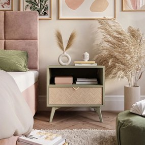 NOČNÝ STOLÍK FONDY JEDLIČKA SCANDI + EUKALYPTUS