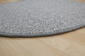 Vopi koberce Kusový koberec Wellington sivý kruh - 160x160 (priemer) kruh cm
