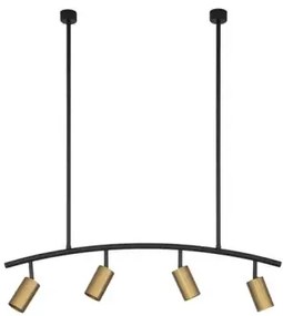 LED luster Pogno 965 čierne
