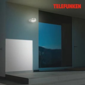 Telefunken 320204TF - LED vonkajšie nástenné svietidlo LED/6,5W/230V IP44 matný chróm