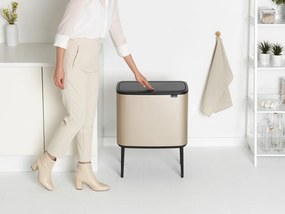 Brabantia BO Touch Bin 11+23L champagne