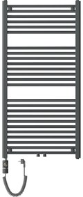 Mexen Mars, elektrické vykurovacie teleso 1200 x 600 mm, 600 W, antracitová, W110-1200-600-2600-66