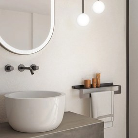 Gedy Gedy, CLEO polica s držiakem uterákov 500mm, gun metal, 2019815