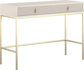 Toaletní stolek Maggiore 104 cm kašmírový/zlatý