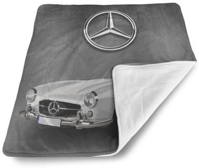 Sablio Deka pre bábätko Mercedes-Benz 300 SL Sivé pozadie - 90x120 cm