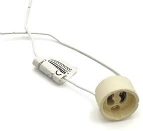 Sada 3 ks podhľadových svietidiel TOBBY, 1× GU10/20W/230V, pr. 11,5 cm, dub/čierna