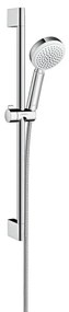 Hansgrohe Crometta 100 - Sprchová súprava Vario so sprchovou tyčou 65 cm, biela/chróm 26651400