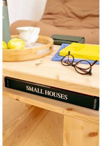 Hnedý konferenčný stolík z borovicového dreva 45x68 cm Japan – Karup Design