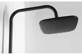 Aqualine - Sprchová sada KERA matná čierna