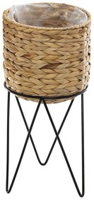KVETINÁČ Z MORSKEJ TRÁVY SO STOJANOM AYA NATURAL SADA 2KS 54X25 CM+44X26 CM+43X20 CM HNEDÁ
