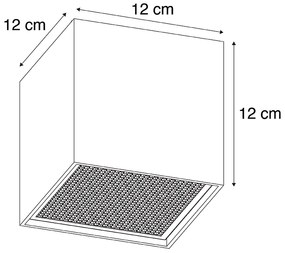 Dizajnové bodové svetlo biele - Box Honey