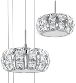 Eglo 39546 - LED Stmievateľný luster na lanku CORLIANO 17xLED/4,5W/230V