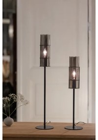 Markslöjd 108559 - Stolná lampa TUBO 1xE14/40W/230V 50 cm čierna