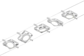 Paulmann 94420 - SADA 5xLED/4,5W Bodové svietidlo MAC 230V matný chróm W3843