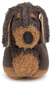 Tmavohnedý látkový detský kôš na hračky 59x16x23 cm Sparky – Lorena Canals