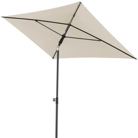 Doppler ACTIVE 200 x 120 cm - obdĺžnikový slnečník so stredovou nohou prírodná (slonovinová kosť - kód farby 820)