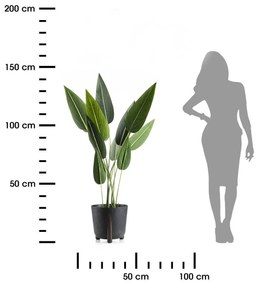 PLASTOVÝ KVETINÁČ MOSS 30X28,5 CM IMITÁCIA BETÓNU ČIERNA