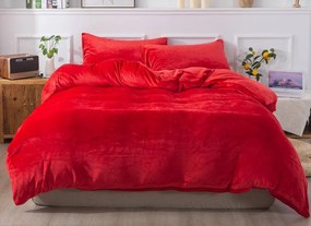 XPOSE® Mikroplyšové obliečky JORGA Exclusive - červené