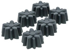 Silikónové formy na pečenie muffinov v súprave 6 ks Flower – Blomsterbergs