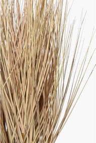 Umelá tráva v kvetináči BOHO, plast, výška 54 cm, béžová