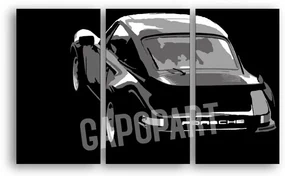 Ručne maľovaný POP Art obraz PORSCHE 911 | rôzne rozmery