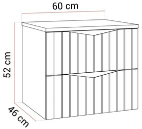 KÚPELŇOVÁ ZOSTAVA ALEXIS ORECH 60 cm