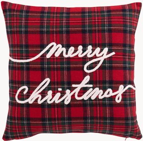 Vianočný vankúš zo zmesi vlny Merry Christmas