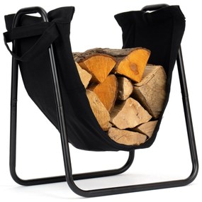 Stojan na drevo SURAT čierny