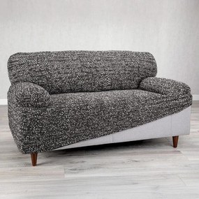 Bielastické poťahy GLORIA šedá trojkreslo (š. 170 - 220 cm)