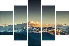 Obraz - vrcholky veľhôr (150x105 cm)