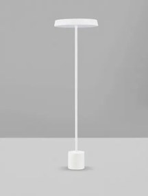 LED bielo-čierna stojaca lampa Vetro