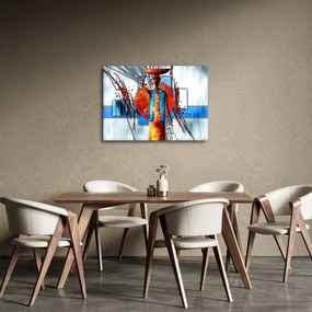 Obraz maľby starovekej osoby (70x50 cm)