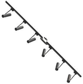 Zuma Line 3026 - Bodové svietidlo v lištovom systéme LISA 6xGU10/35W/230V čierna