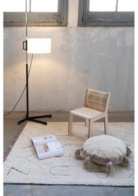 Krémový prateľný ručne tkaný bavlnený detský koberec 140x200 cm ABC – Lorena Canals