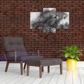Obraz - Akvareloví papagáje (90x60 cm)