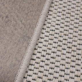 Timzo, AKCIA: 100x40 cm Behúň na mieru Nature cream - obšitý zo všetkých strán, biela, chodba / predsieň