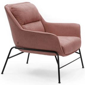 Ružové kreslo Teulat Sadira