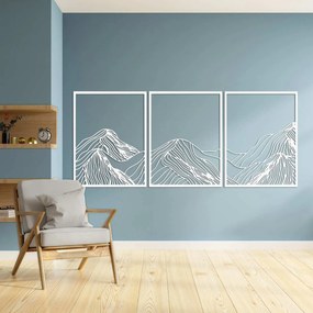 Drevený obraz horská panoráma | WILRED: Preglejka Topoľ - Honey 3071 80 x 35 cm 4486-99831 PR0478