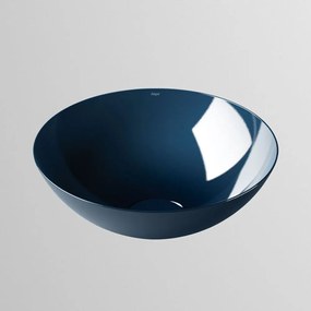 ALAPE SB.Aqua360 okrúhla umývadlová misa bez otvoru, bez prepadu, priemer 360 mm, deep blue, s povrchom ProShield, 3901000092
